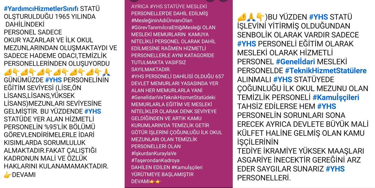 Fetaysabanc2's tweet photo. SYN BAKANIM @isikhanvedat @csgbakanligi #YardımcıHizmetlerSınıfı PERSONELİ SÖZLEŞMELİ VEYA GEÇİCİ KADRODA DEĞİL 657 DEVLET MEMURLARI YASASINA TABİİ DEVLETİN MAAŞLI KADROLU MEMURLARIDIR #MALİ VE #ÖZLÜK HAKLARDA EŞTLİĞİN SAĞLANMASI İÇİN YASAL DÜZENLEME YAPILMASINI İSTİYOR LÜTFEN👇 https://t.co/IPrnUJd8xK