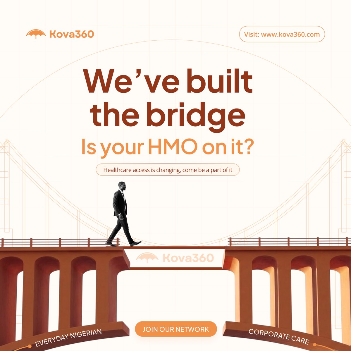 _kova360's tweet photo. The real "next frontier" in African HealthTech is making premium HMO plans work for the street hustle. 🏗️🏥

HMOs have the medical expertise, and Everyday Nigerians have the need. Kova360 is the bridge that finally makes that connection.

Is your HMO on the bridge yet? Send a DM https://t.co/uPhyOWqmf0