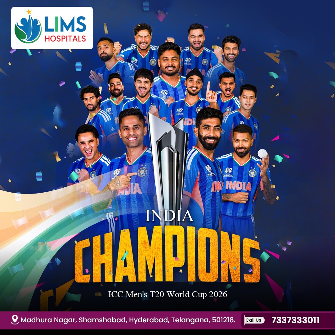 limshospital's tweet photo. Champions of the world! Proud moment as Team India lifts the ICC Men’s T20 World Cup 2026. A victory powered by passion, teamwork, and dedication. Let’s celebrate this historic win together!

#TeamIndia #T20WorldCup2026 #IndiaChampions #CricketVictory #ProudMoment #IndianCricket https://t.co/X8RbuY898N