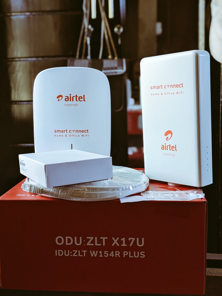 fabim_khad's tweet photo. Airtel Internet ODU router 
Get yours only for 100K https://t.co/tKs5k9fxr8