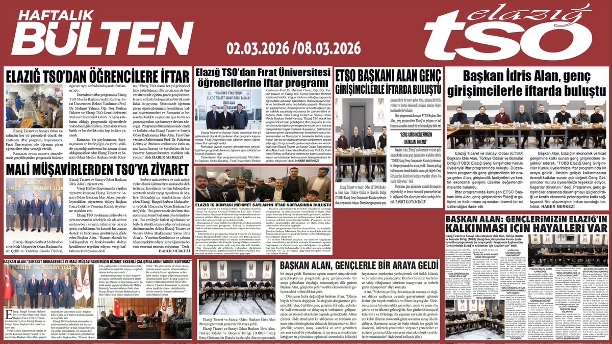 Elazığ TSO tweet media