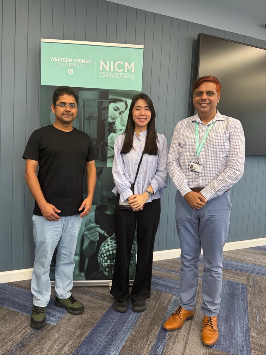 DrKeshavRajPau1's tweet photo. Welcome, Stella Tan Li Kar from School of Pharmacy,  @TaylorsUni to our Respiratory and Inflammation Research Team at #NICM Health Research Institute, @westernsydneyu

Looking forward to working and collaborating on your funded project along with @Kam_Dua &amp; Prof Dennis Chang https://t.co/pntKHQsLzH