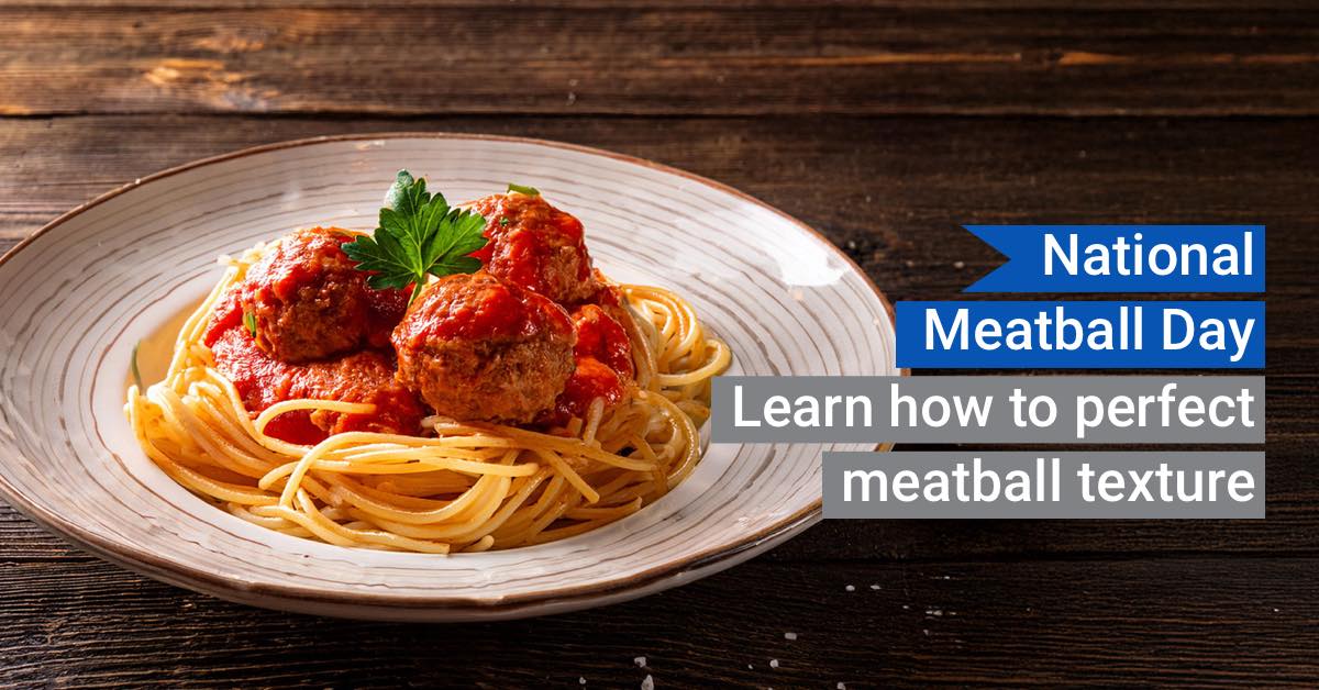 StableMicro's tweet image. Celebrate National Meatball Day with us. Discover how to perfect that unforgettable meatball texture, whether simmered, baked, or fried. Dive into the science behind these savoury bites. More info: bit.ly/4jzW9Xm #NationalMeatballDay #CulinaryScience #TextureMatters