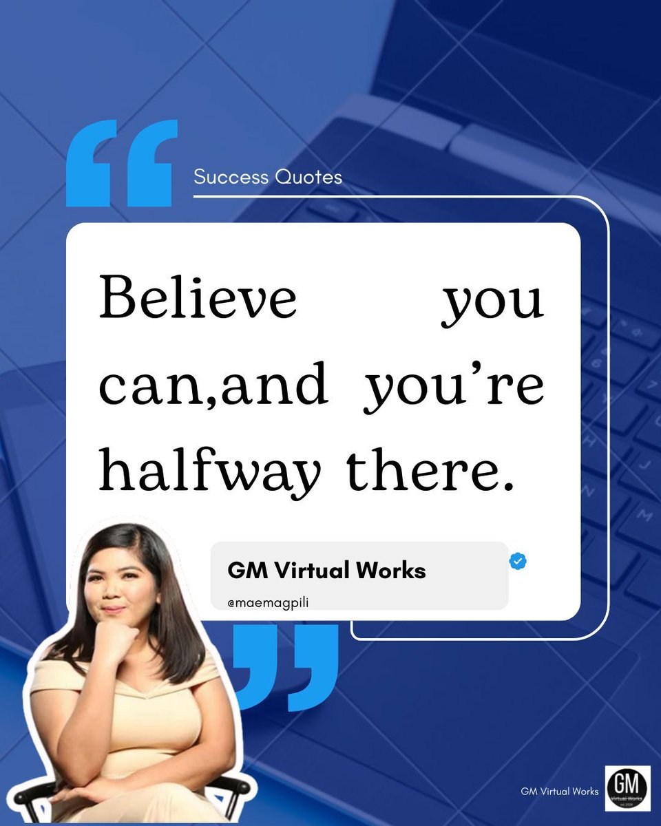 MaeMagpili19's tweet photo. Trust your self. 🌸 

#GMVirtualWorks #MindsetMatters #GrowthMindset #PositiveVibes #ResilientSoul #BloomWhereYouArePlanted https://t.co/O4MWtUMxO5