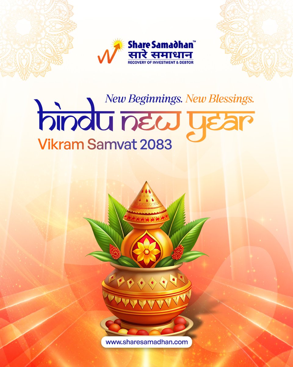 Happy Hindu New Year! Wishing you and your family a prosperous and joyful year ahead. May this new beginning bring growth, wealth, and success in every endeavor.

#HappyHinduNewYear #vikramsamvat #NewBeginnings #ShareSamadhan