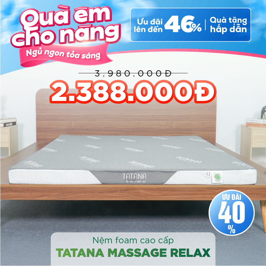 thegioinem's tweet photo. Tháng của NÀNG, Thế Giới Nệm tung loạt ưu đãi hấp dẫn cho các dòng nệm Foam Tatana giúp chị em NGỦ ÊM &amp; thức dậy rạng rỡ mỗi ngày.
https://t.co/Vdz806VVro https://t.co/zqhtduSKwR