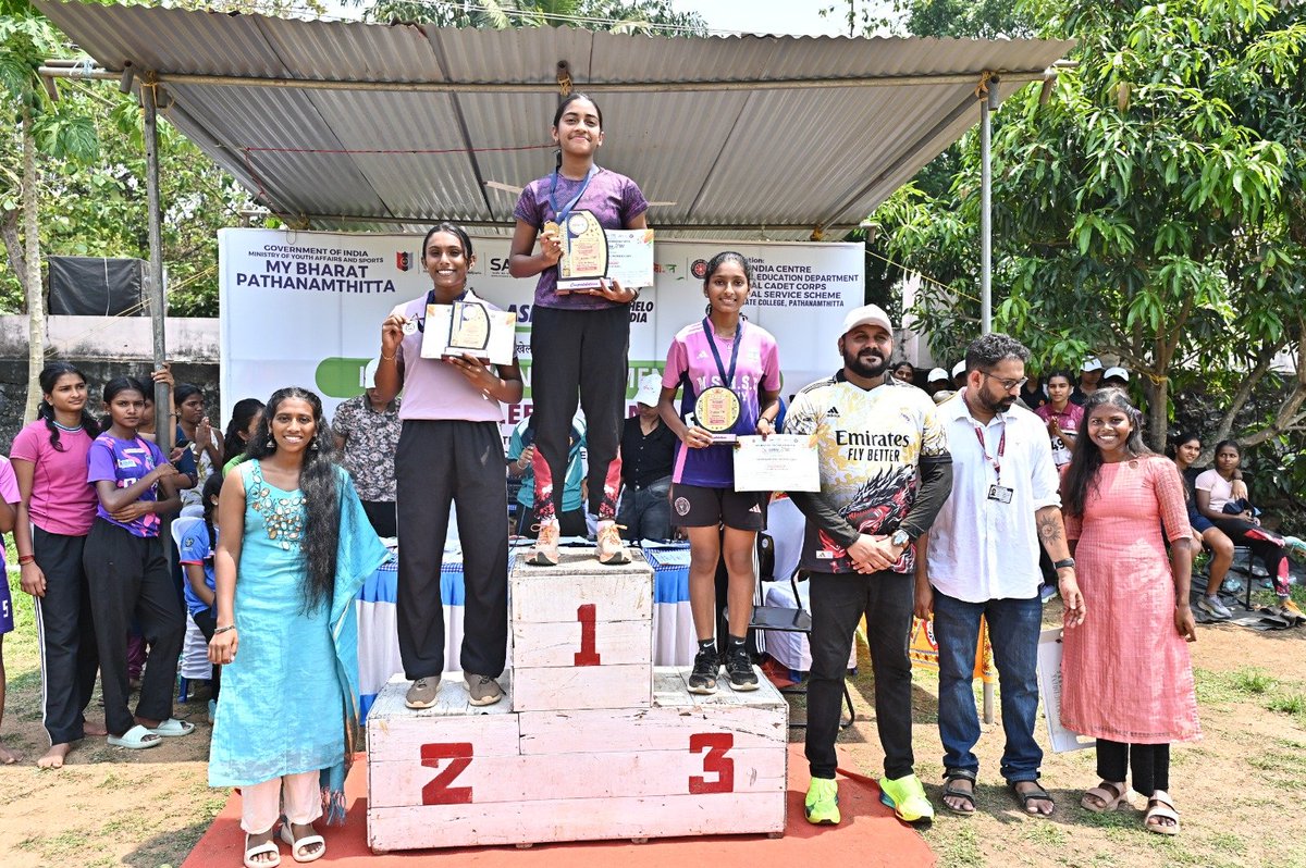 myb_pta's tweet photo. International Womens Day celebrations-Khelo India Asmitha Sports for Women Athletics Meet organised by MY Bharat Pathanamthitta
 #ASMITALeague  #KheloIndia  #ShePlaysIndiaWins #BreakingTheGlassCeiling   

@mansukhmandviya @OfficeOf_MM @khadseraksha @YASMinistry  @MYBharatHQ https://t.co/fLCBcfgqPh