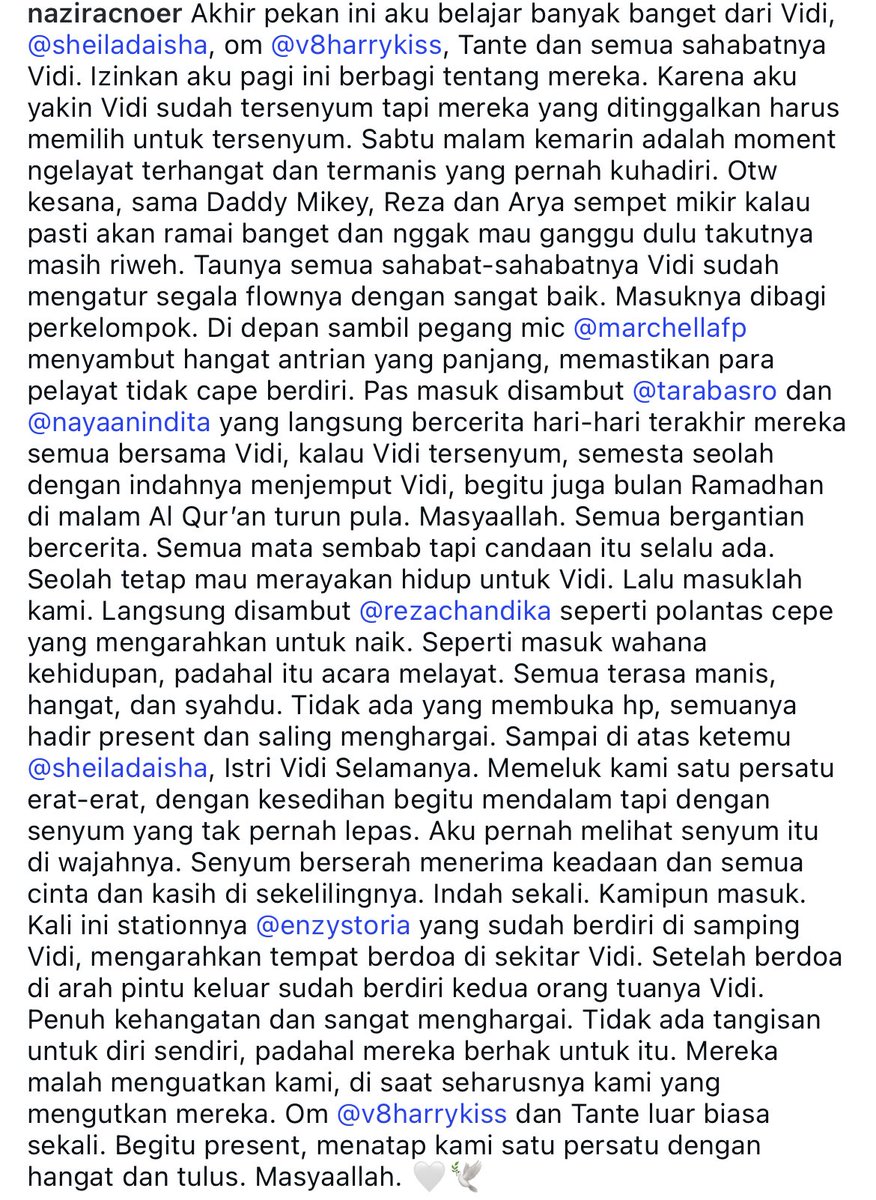 cuma amalan baik yang bisa bikin orang lain atau sahabat lo sendiri segininya walaupun lo udah ga ada..