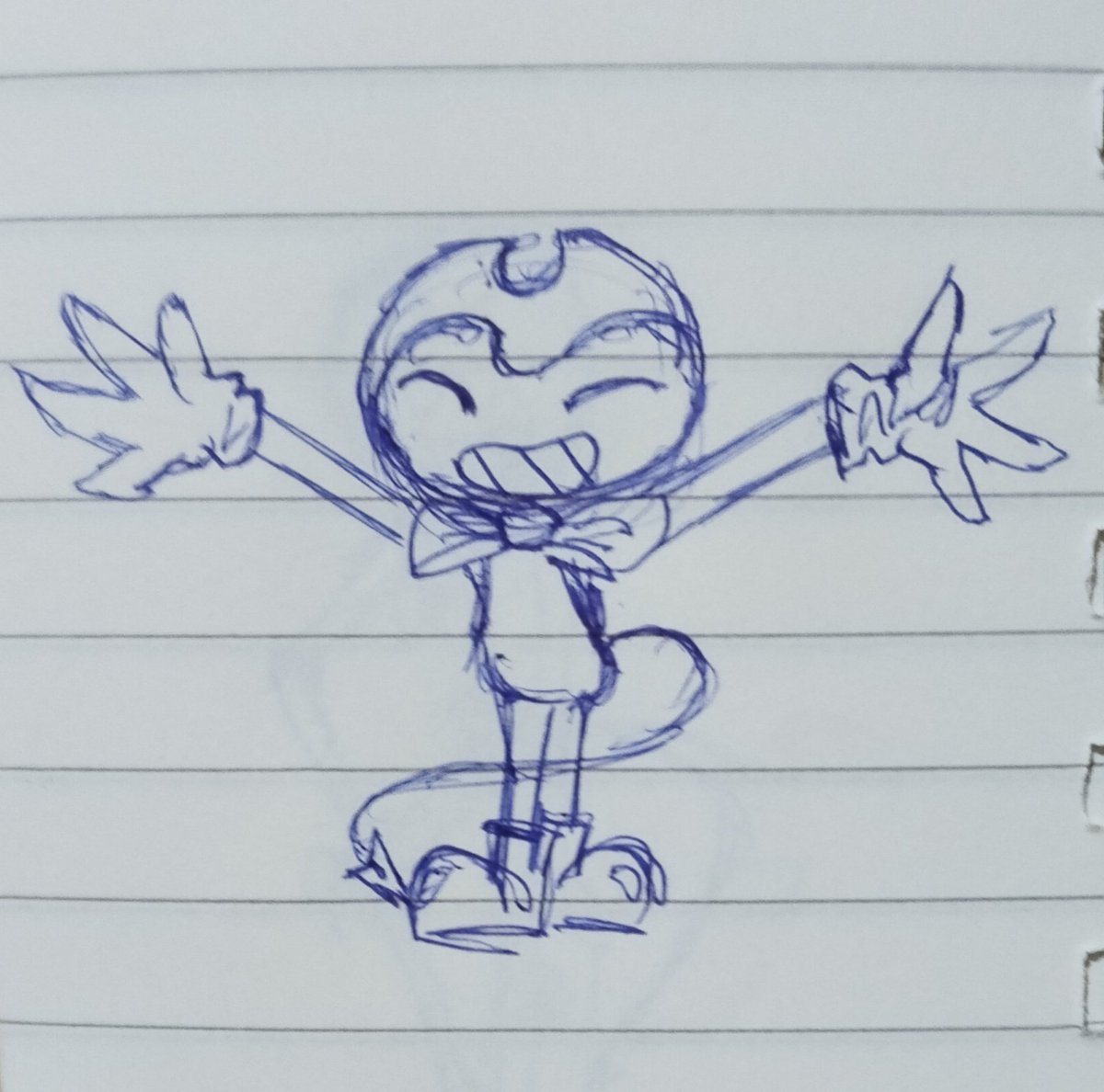 KZRGHB's tweet photo. #BENDY #inkdemon 
Haven’t drawn Bendy in a while https://t.co/LEg9hUkm5H