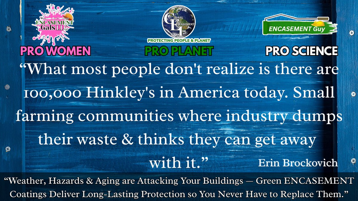 EncasementGals's tweet image. Small communities often face the biggest environmental risks. 🌎

Let’s choose solutions that protect communities and the environment. 🌱

ORDER NOW encasementgals.com/encasement-gal… 

#ProPlanet #ProScience #ProtectCommunities