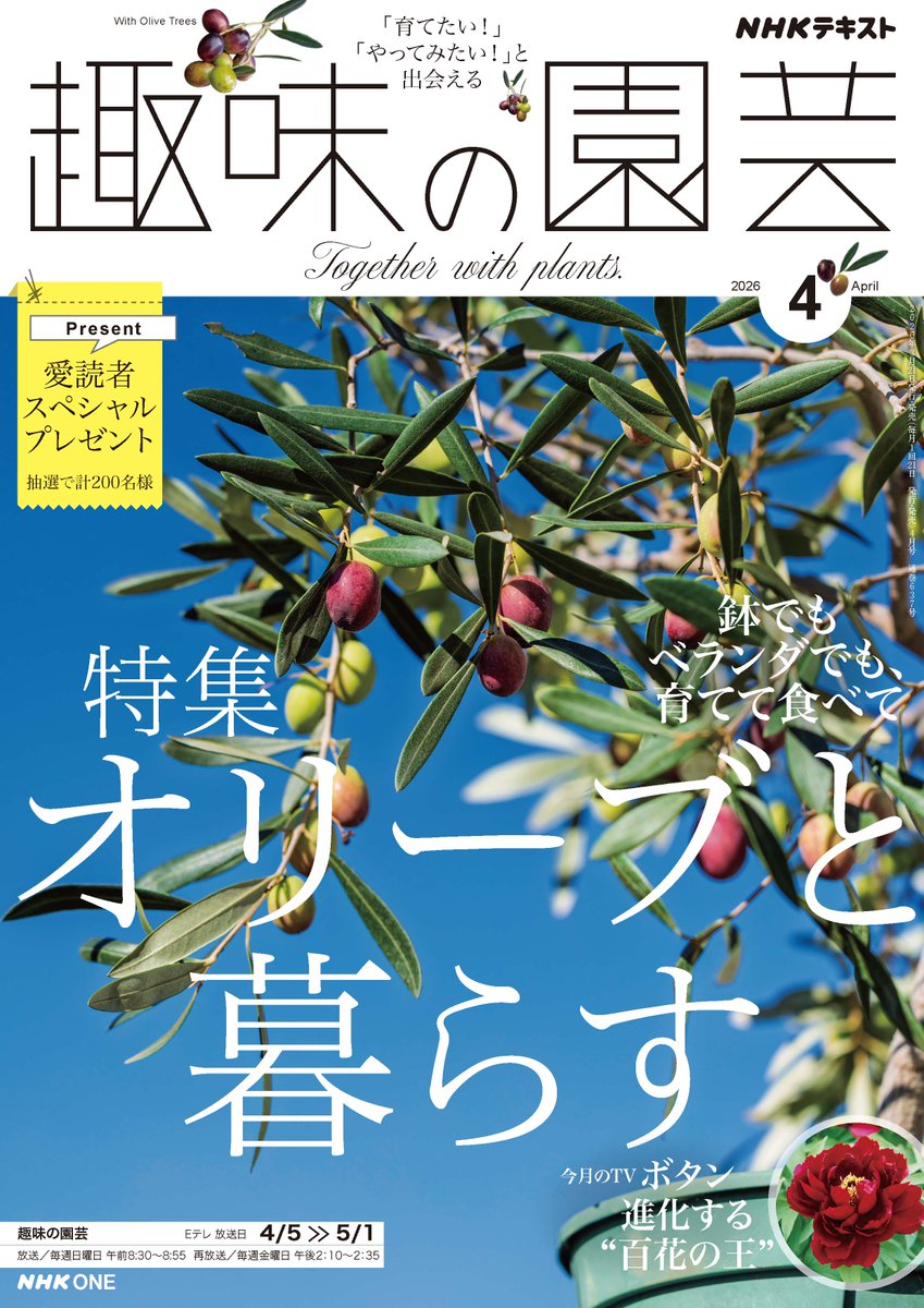 ✨表紙リニューアル✨ 🆕趣味の園芸4月号＆やさいの時間4・5月号は表紙