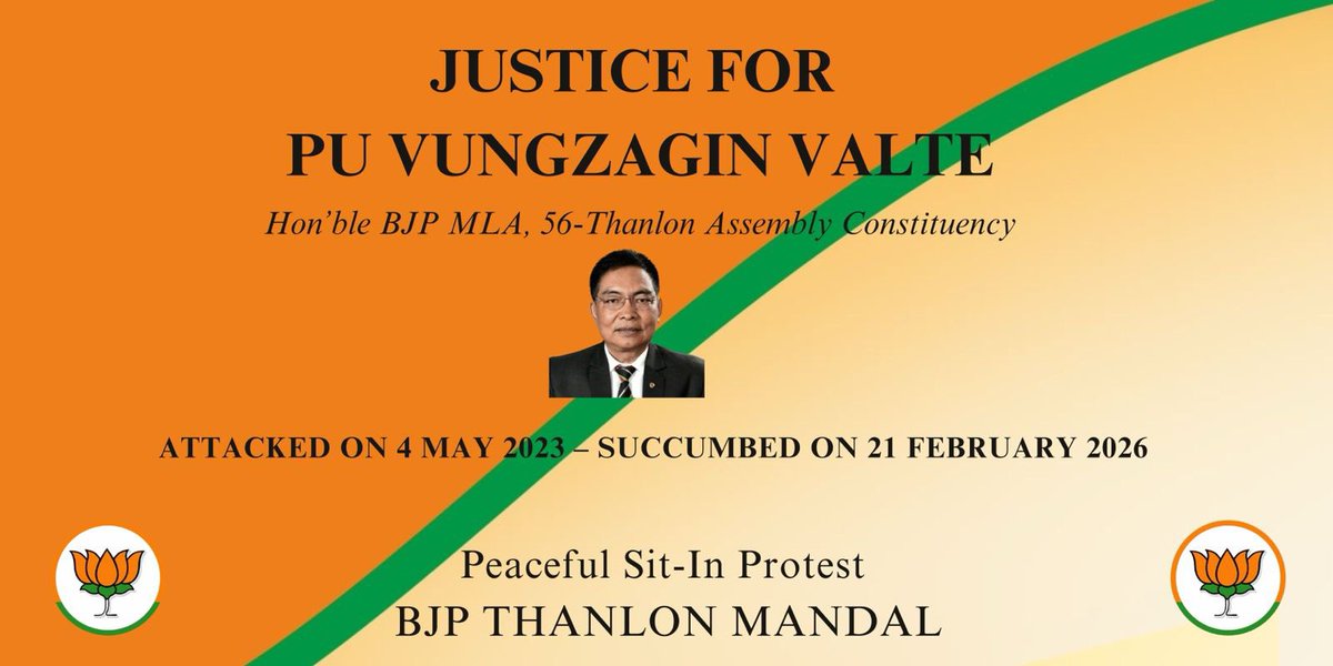 hihchet2's tweet photo. The brutal assault on Pu (L) Pu Vungzagin Valte remains a stain on our conscience. Nearly three years of waiting for justice, and the price was his precious life. 
A painful reminder of a system that failed to act on time. This should never be forgotten.
#JusticeForValte https://t.co/5TSpVu7R9r