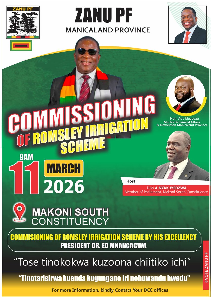BREAKING NEWS ‼️ His Excellency President DR E.D Mnangagwa is set to ...