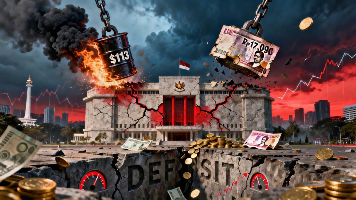 serujinews's tweet photo. 📊 Anatomi APBN 2026: Dibangun untuk Dunia yang Sudah Tidak Ada

APBN 2026 disusun di atas dua asumsi yang kini tampak seperti angka dari dunia lain: Harga minyak mentah Indonesia (ICP) USD70 per barel dan nilai tukar rupiah Rp16.500 per dolar AS. Pada Senin, 9 Maret 2026, kedua asumsi itu dihantam realita yang jauh lebih keras dari perkiraan siapapun.

Minyak Brent meledak ke USD113,68 per barel sementara rupiah terpuruk di Rp17.090 per dolar. 

Selisih antara asumsi dan kenyataan ini bukan sekadar angka statistik yang mengganggu. Ia adalah bom fiskal yang sedang berdetak, mengancam stabilitas anggaran negara, daya beli 270 juta rakyat, dan kredibilitas ekonomi Indonesia di mata dunia.

Pada akhirnya, krisis fiskal yang sedang berkembang ini adalah ujian paling berat bagi pemerintahan Prabowo dalam dua tahun pertama kepemimpinannya. Ambisi pertumbuhan 8% yang sudah dikritik keras oleh Fitch dan Moody's kini menghadapi ujian nyata di lapangan.

Yang dibutuhkan bukan sekadar optimisme dari podium konferensi pers, melainkan reformasi struktural yang berani: mengubah cara Indonesia mengelola subsidi energi, mempercepat diversifikasi sumber energi domestik, dan — dalam jangka panjang — memutus ketergantungan struktural pada impor minyak yang setiap kali harga melonjak, langsung mengguncang seluruh fondasi fiskal negara.

Perang di Timur Tengah tidak bisa dikendalikan dari Jakarta. Tetapi respons kebijakan terhadapnya, sepenuhnya bisa.

Analisa selengkapnya, skenario yang bisa dilakukan pemerintah dan dampaknya, bisa di baca di sini: https://t.co/dJPWlcOEE8