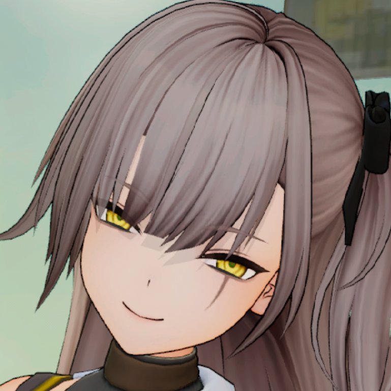 UMP45_1_leva's tweet photo. どっちの笑顔が好き？私はどっちも！！
Which of her smiles do you like better? I love both!!
＃ドルフロ2　
#GFL2Exilium https://t.co/oYSnDDrdks