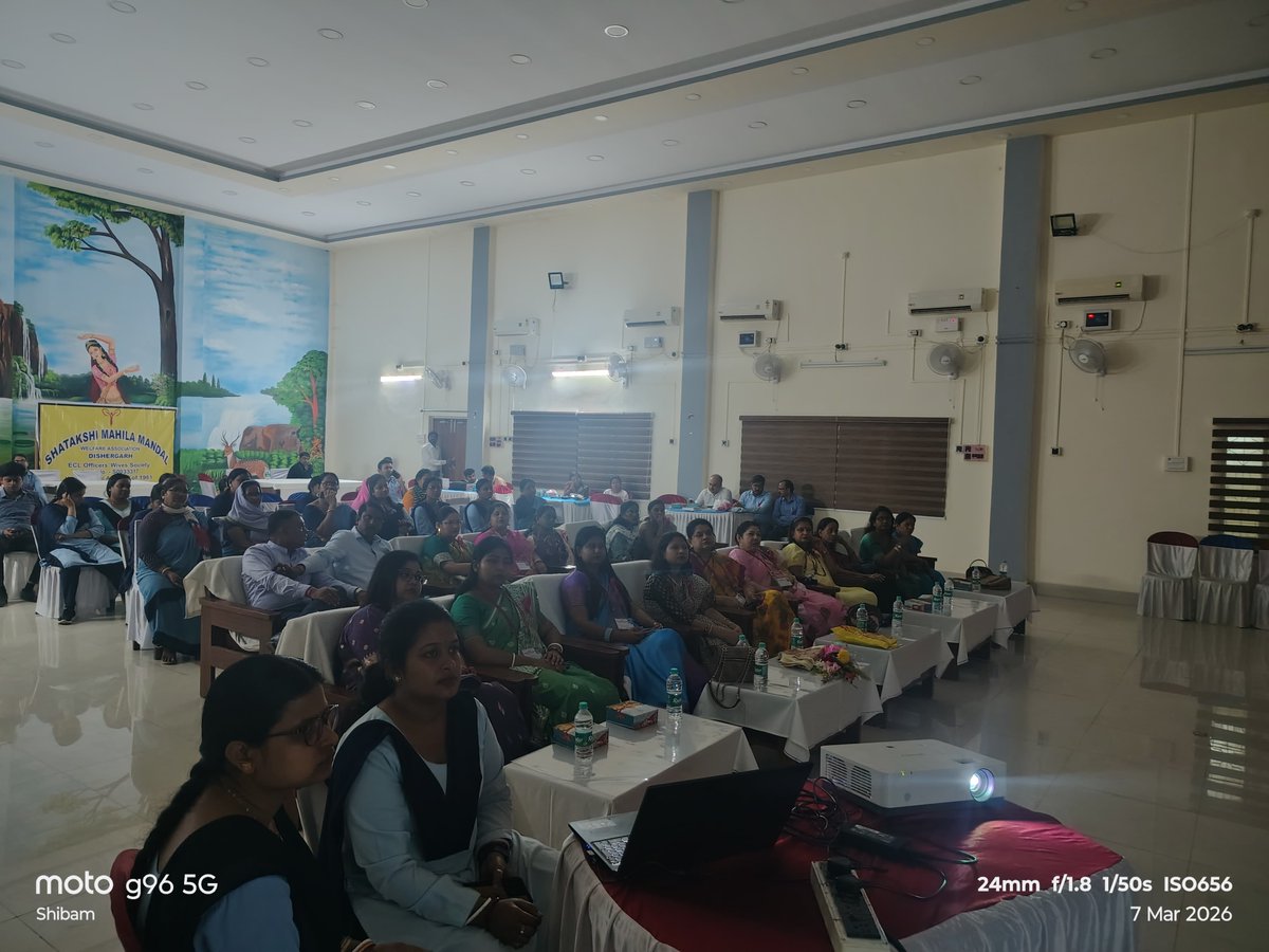 easterncoal's tweet image. early detection and preventive healthcare.

#ECL #TeamECL #CoalIndia #CancerAwareness #InternationalWomensDay #IWD2026

@gkishanreddyofficial | @satishdubeyy | @ministryofcoal | @CoalIndiaHQ