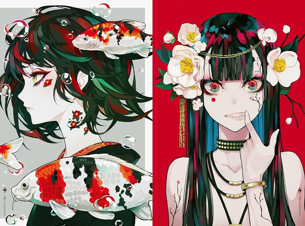 AboardTheFerry's tweet photo. @no1likes_m3 @HatsuneMiku its made by LAM, a very real Japanese artist. if it looks like AI it's because theyre the kinda person AI is trying to imitate. Heres some other work of theirs and the concept art https://t.co/gnQOaMlcoY