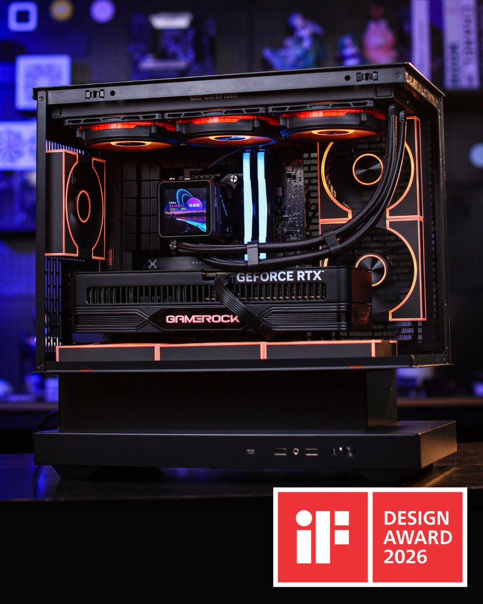 darkFlash_EN's tweet photo. Double win! We just bagged iF Design Awards. 🏆 🏆
The FLOATRON F1 and E400 are officially elite 🔥
Proof that high performance should look stunning.
Build the future of gaming with darkFlash 🙌
#darkFlash #FLOATRONF1 #E400 #iFDesign #iFDesign2026 https://t.co/PsLQb6GVVx