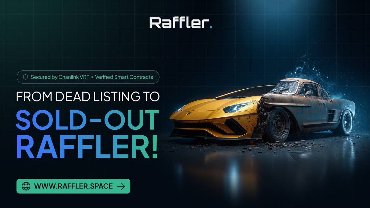 Raffler_Space's tweet photo. 1/2 Can’t sell that car on Facebook Marketplace? House offer 50% below your ask? 

Why not split it into raffle tickets?🎟️ 

Who wouldn’t take that lemon for $1? 👀 

You set the price. You set the tickets. https://t.co/MgBZf7Qodo