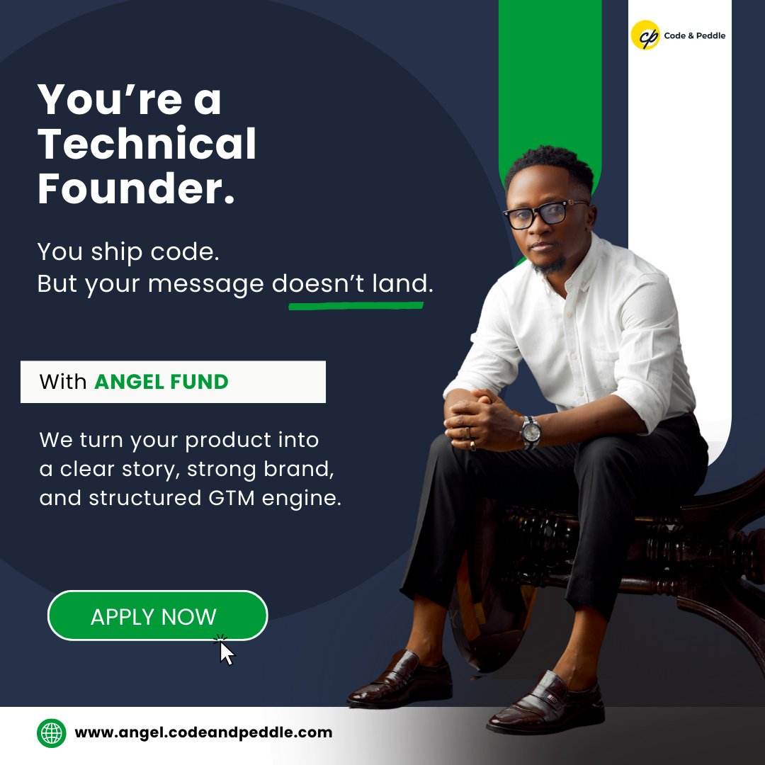 CodePeddle's tweet photo. Building a great product isn’t the hardest part.

Making people understand why it matters is.

Apply here:

https://t.co/UBPVQ67m76

#TechnicalFounders #Startups #GTMStrategy #ProductMarketing #StartupGrowth #FounderJourney #B2BMarketing https://t.co/gJGozyzPCd
