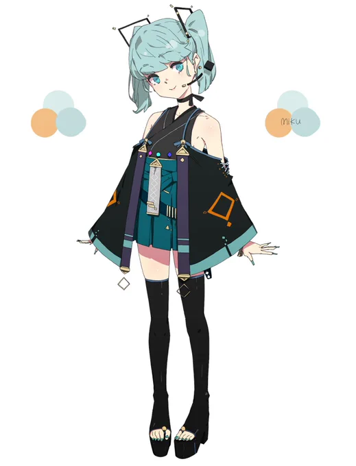 そのうち大遅刻かまして一枚描けたらな… 仕事が悪い #ミクの日2026 #ミクの日