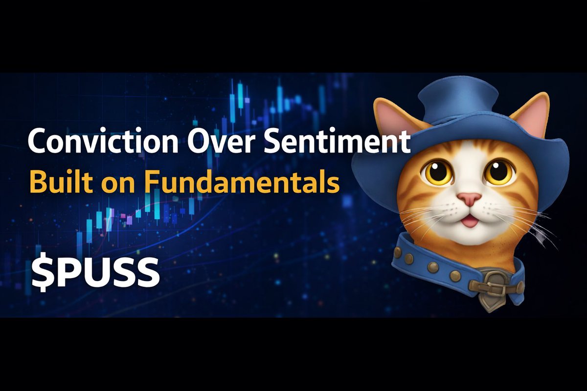 pussmemecoin's tweet photo. A project’s true strength lies in its fundamentals and the community that supports it. $PUSS brings both to the table  solid infrastructure, active engagement, and a clear roadmap. Together, they form a foundation for sustained growth and long-term success. https://t.co/9fDnpfW1pq