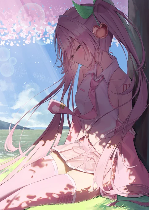 #ミクの日 桜の樹の下で 今年は会えるかな