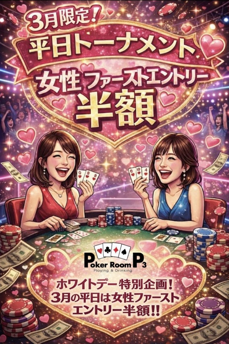代官山 PokerRoom P3 tweet media