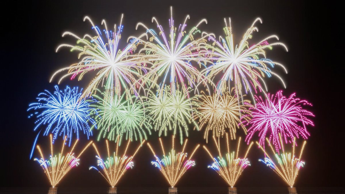 OwariFireworks's tweet photo. 【fwsim】Ado　ロックスター　ウルトラワイドミュージックスターマイン

YouTube動画URL👇 
https://t.co/eC2qs93c72

幅600m

#fwsim 
#花火
#花火大会
#fireworks https://t.co/KVHJqhZrwj