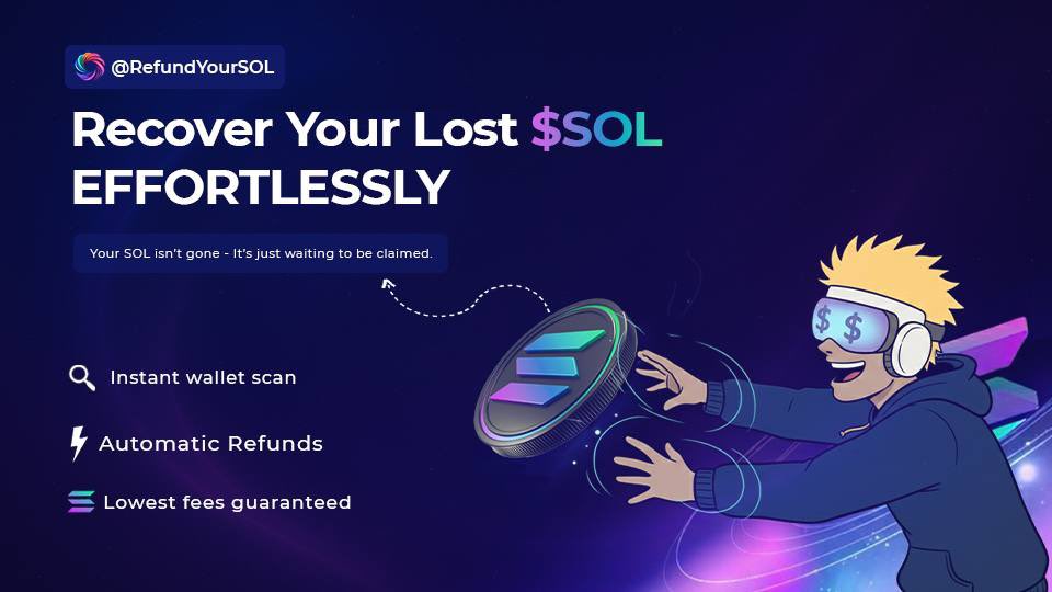 gRefund!

Smart money doesn’t ignore lost SOL.
It recovers it.

The $RYS TG bot does the work:
⚡ Instant wallet scans
🔁 Automatic refunds
💰 Lower fees

Connect. Scan. Claim. 🟣↩️