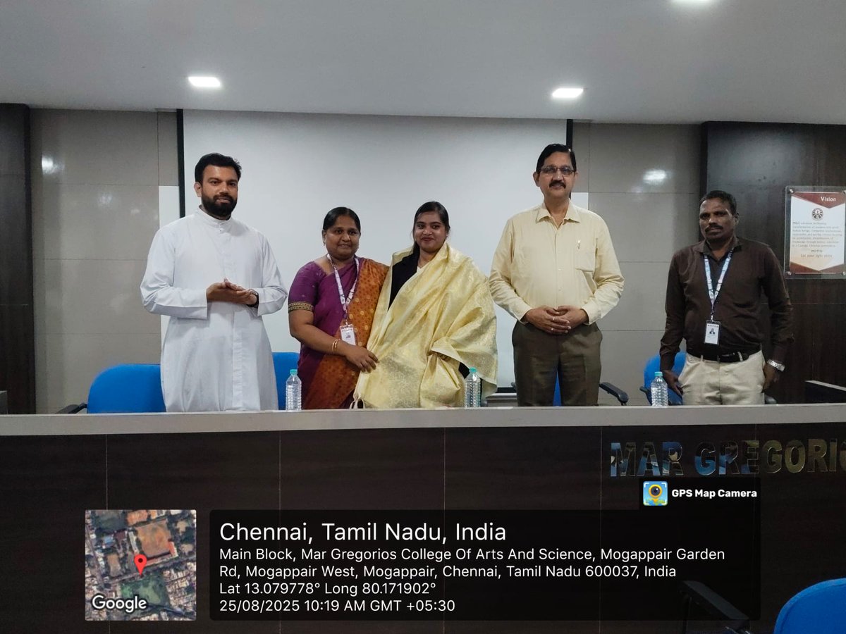 GreanaK's tweet photo. I had the opportunity to give a seminar talk  in India, on the topic “The Adventure of Discovery – Choosing Research as a Career Path.”  During the talk, I shared my experiences and encouraged students to take that first step of faith toward research, even with limited resources https://t.co/bfLJ0nh73c