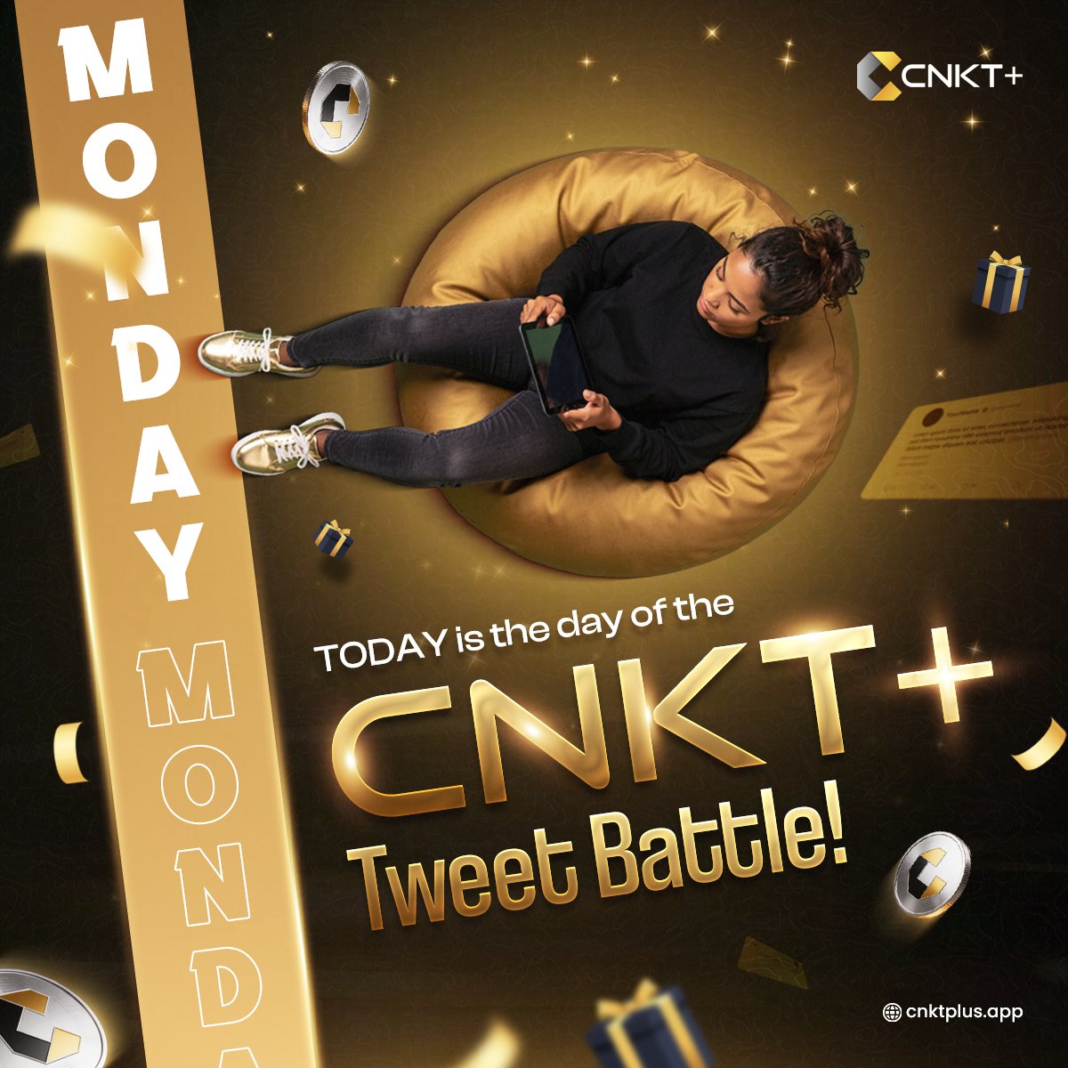 The CNKT+ Tweet Battle is LIVE.
Tweets are flying. The timeline is warming up.

Jump in, drop your tweet, and let the world hear CNKT+.

Join the battle 
10 Winners - $5 each

Discord: discord.gg/QPRwPRx5dr

#CNKTplus #Crypto #tweetbattle #discord #todaylive
#CommunityBuilding