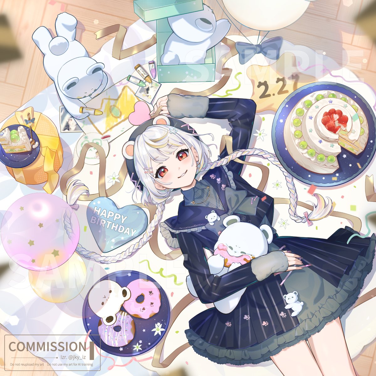 小熊猫ひな 様( #Kogumaneko_Hina )｜お誕生日イラスト担当いたしました！
ファンの皆さんとしろくまさん達と楽しく、あたたかく日常っぽい雰囲気な誕生日お届けいたしました🐻‍❄️🤍🍰👑
改めまして、おめでとうございますっ💐！！