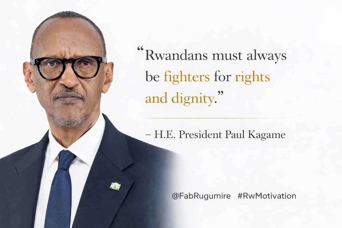 FabRugumire's tweet photo. Quote of the day — President Paul Kagame.

#RwMotivation https://t.co/9TumIcrlmK