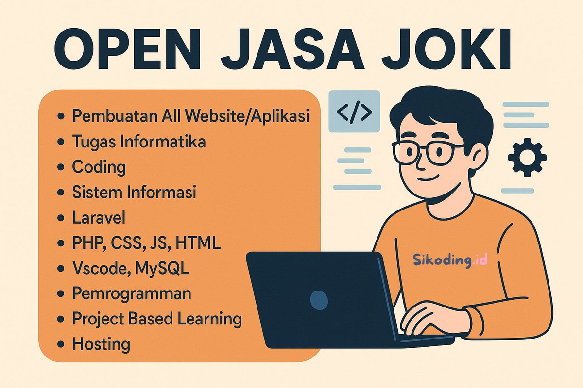 JASA BIKIN WEBSITE || JOKI CODING tweet media