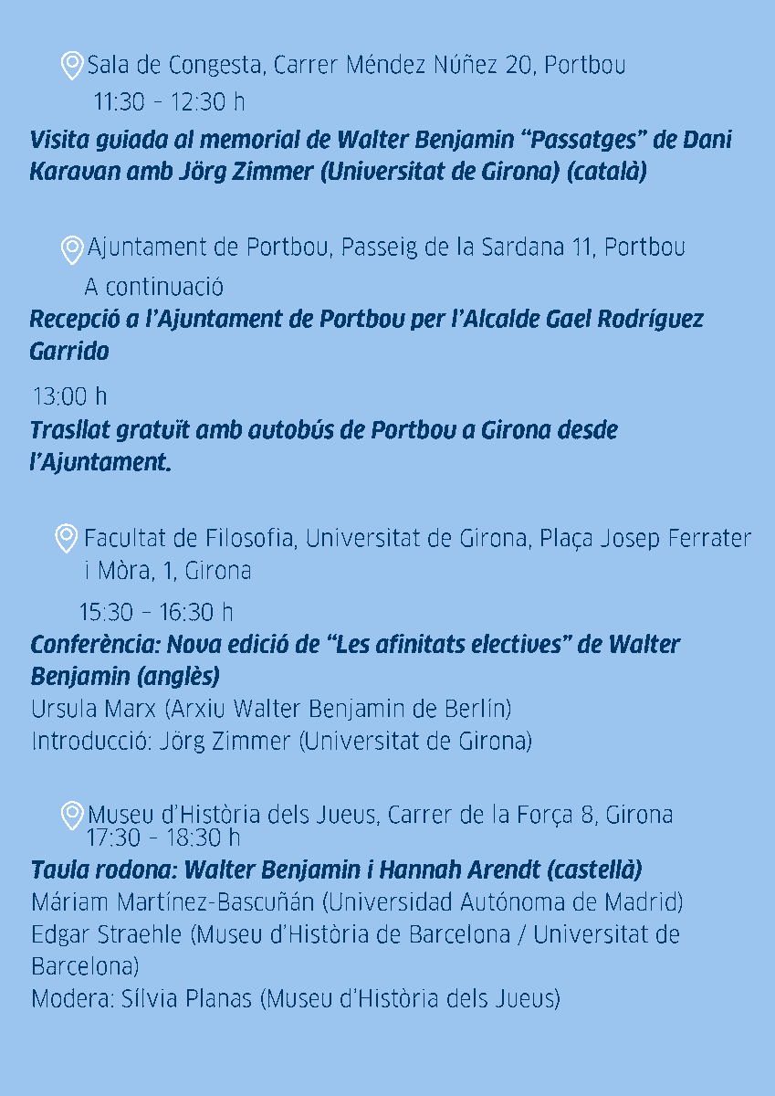 Càtedra Walter Benjamin - UdG tweet media