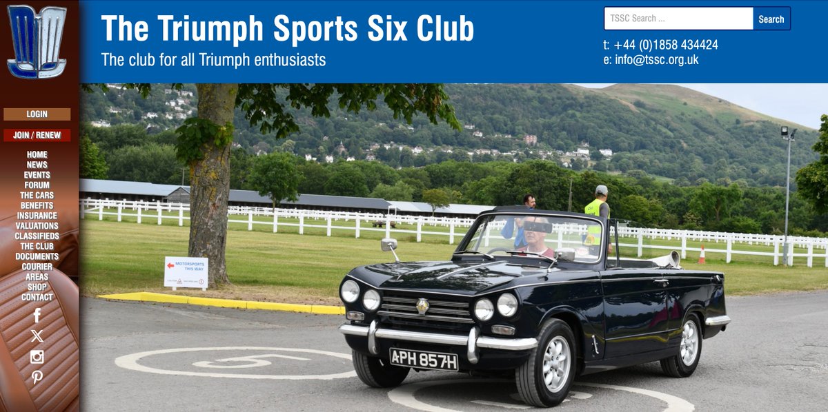 TriumphSSixClub's tweet image. Check out the TSSC Website for all the support you need as a Triumph owner.
Full event listings, Couriers on line and pop over to the TSSC Forum, a great place for help and assistance from very experienced members with a wealth of knowledge.
#TSSC #Triumph #MembershipBenefits