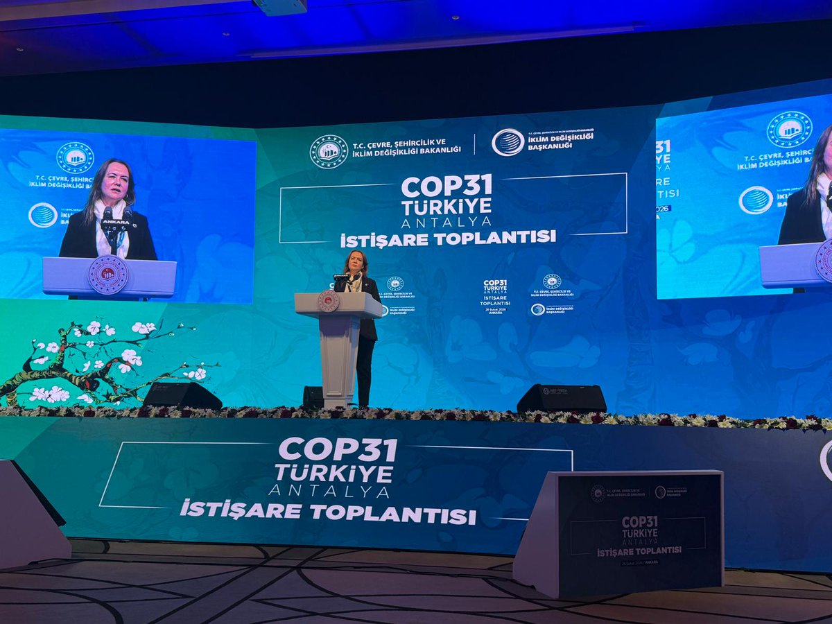 EcosphereCofund's tweet photo. We are proud to see Prof. Dr. @Azize_Ayol, representing academia at the @Cop31Turkiye consultation meeting under the coordination of the @csbgovtr, and the Presidency of Climate Change of Türkiye.🌍

#ECOSPHERE #ECOSPHERECOFUND #MSCA https://t.co/B8P3BakWnU
