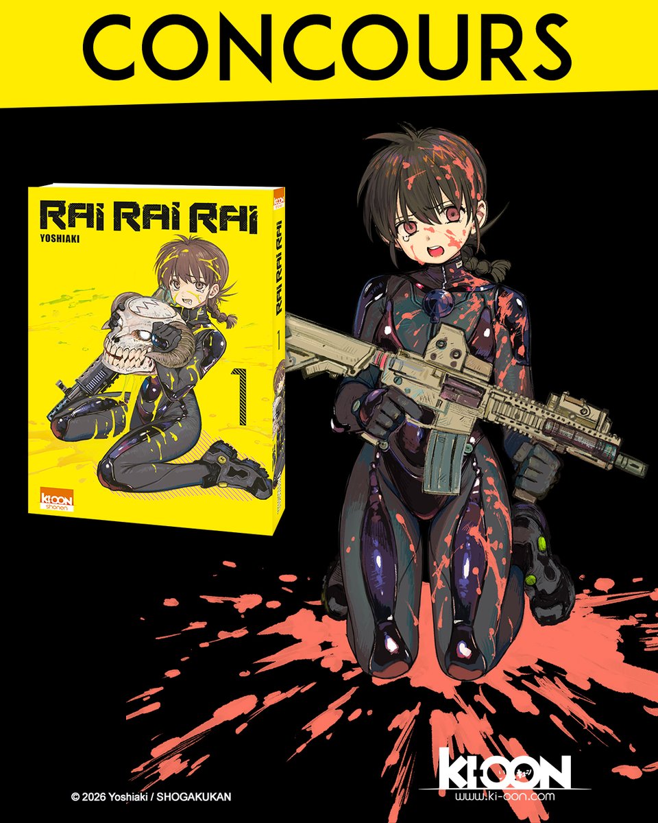 [ CONCOURS ] Le tome 1 de "Rai Rai Rai" est sorti ! 🔥
Pour fêter ça, nous mettons en jeu 3 tomes 🔥

Pour participer :
RT + Follow <a href="/ki_oon_Editions/">Ki-oon éditions</a> 
Validez votre participation avec un commentaire

TAS le 20 mars
3 gagnants