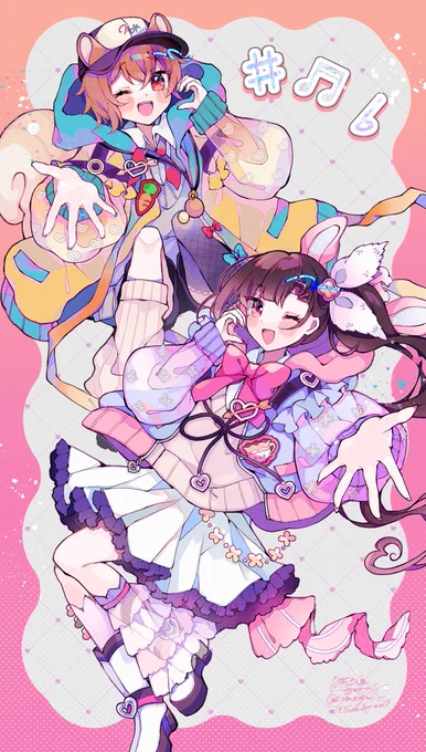 「ワーワーワールド」cover MVイラストと衣装デザインを担当しました!
