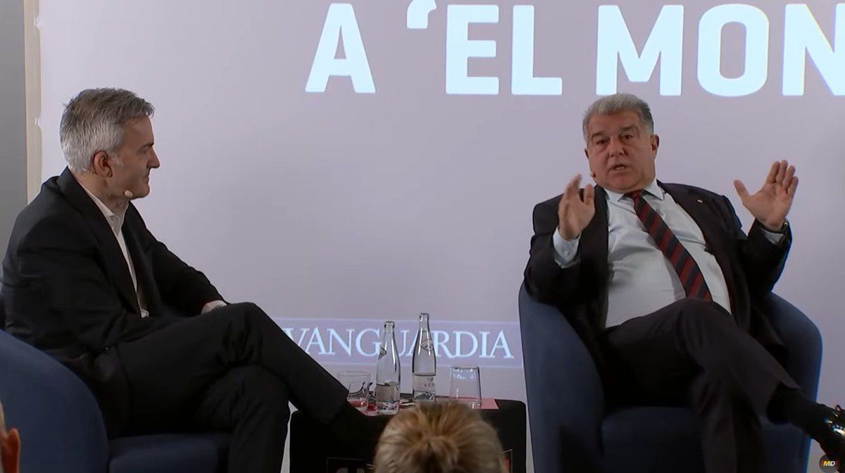 Laporta : « Tu as des ambitions personnelles. » 

Font : « Non c'est faux. » 

Laporta : « Mais oui c'est vrai, tu ne veux changer que la présidence. Tu n'as aucun projet sportif, que vas-tu changer ? »