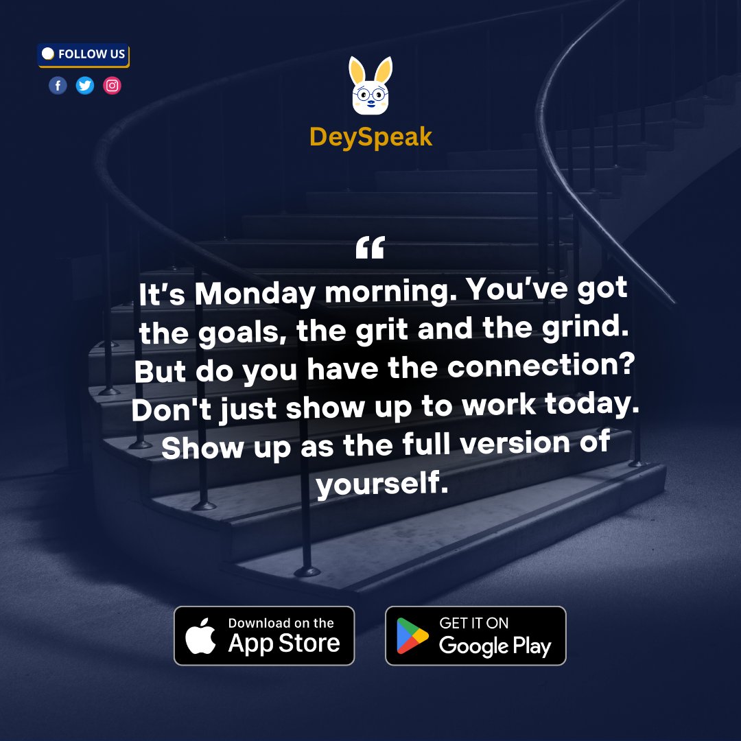 They say knowledge is power but at DeySpeak, we say IDENTITY is the fuel. 

Learn 5 new phrases on the DeySpeak app. Your future self and your grandma will thank you.

Let’s go get it 🔥

#DeySpeak #MondayMotivation #AfricanExcellence #SpeakYourTruth