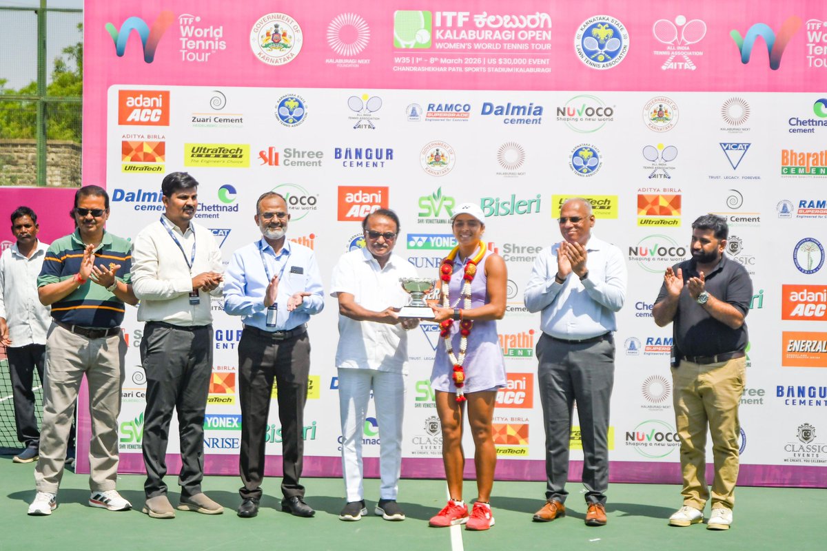 ONGC_'s tweet photo. #PrideOfONGC @ankita_champ shines at @ITFTennis W35 Kalaburagi! 🎾

Continuing her stellar run on the international circuit, #ONGCian Ankita Raina reached the Singles Final and clinched the Doubles Title alongside Vaishnavi Adkar, defeating Akanksha Nitture / Soha Sadiq 6–2, 6–2 in a dominant performance.

A week marked by resilience, skill and champion spirit, yet another proud moment for the ONGC sporting fraternity.

Congratulations to Ankita and Vaishnavi on this remarkable achievement!

#YouAreEnergy #EnergyNowAndNext