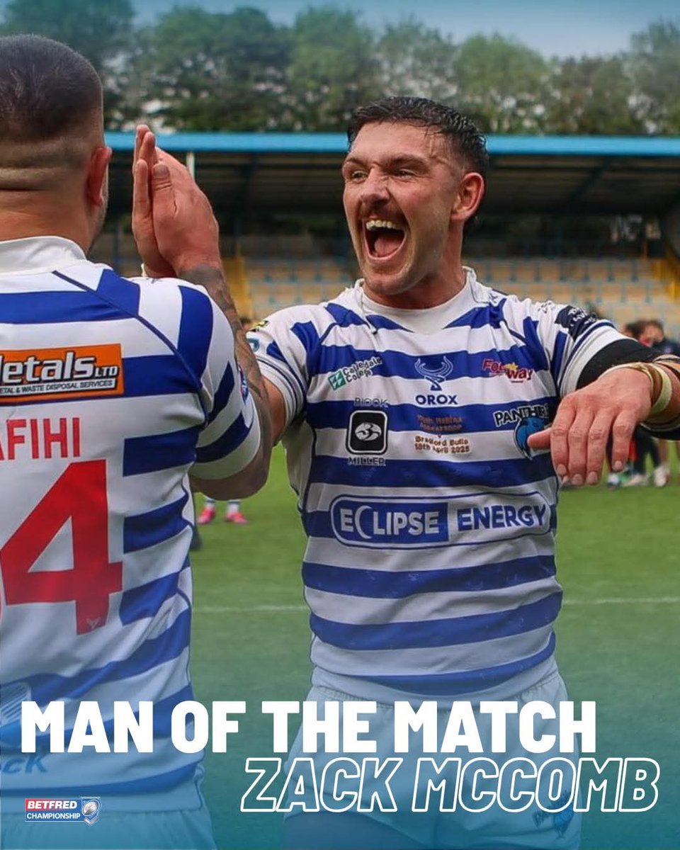 faxtrust's tweet photo. MAN OF THE MATCH

Yesterday’s man of the match goes to Zack McComb. He’s one of our own 💙

Attendance: 2062

Thanks again to everyone who joined us yesterday and backed Kyle, his team and the lads. We’ll hopefully see you again on the 22nd! 

Up the Panthers 🐾 🔵 ⚪️ https://t.co/Lc5u8Ob8Ah
