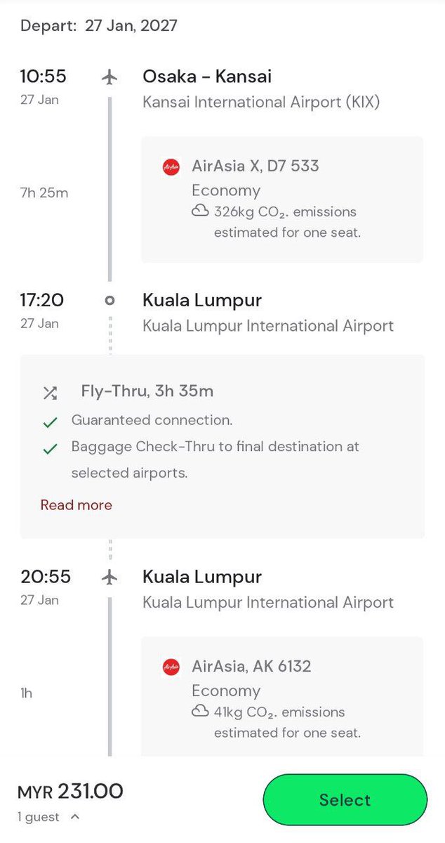 pmbrutiketmurah's tweet photo. Return flight KL-Osaka RM231 😳 https://t.co/e7dVe6scuy