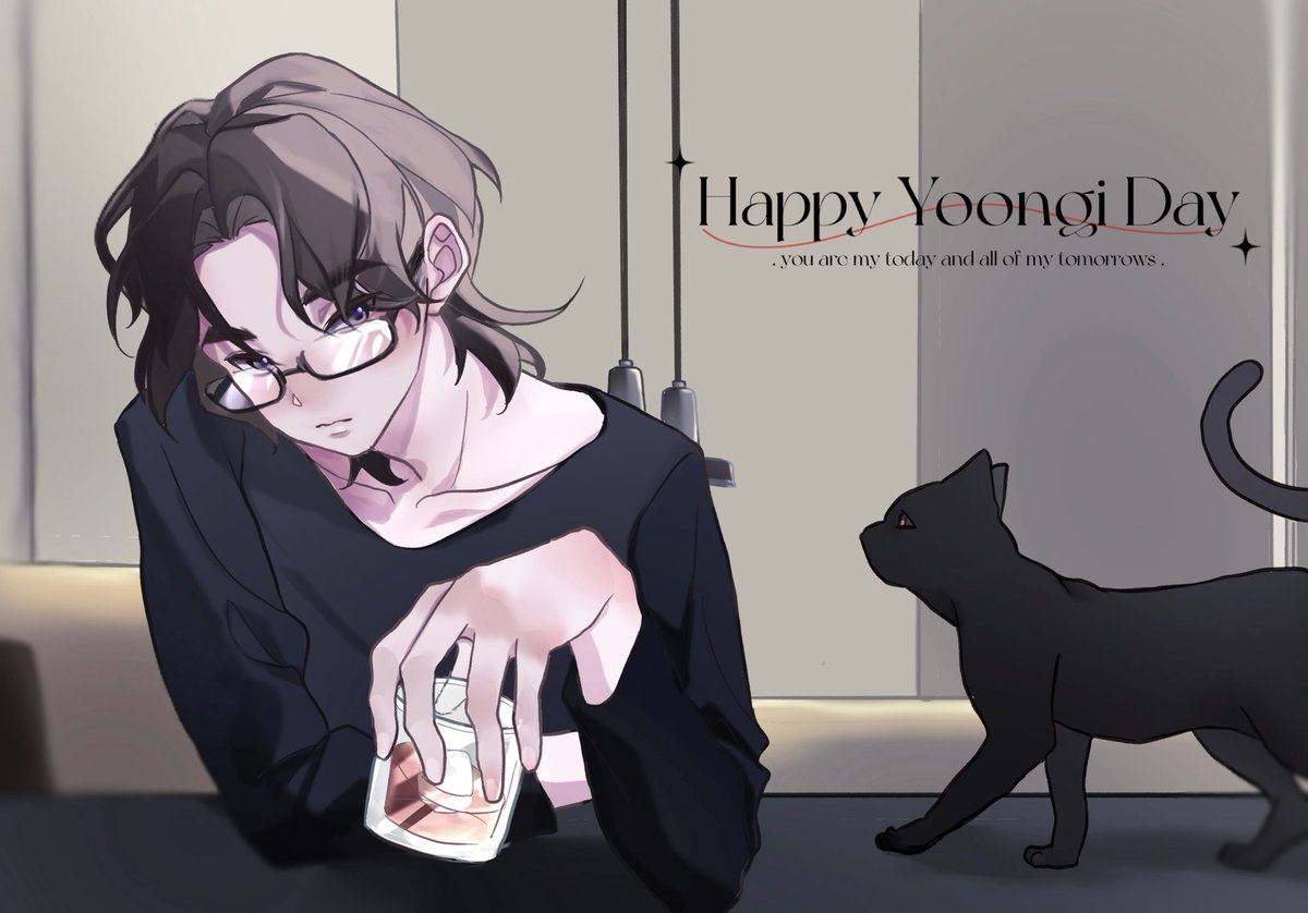 iamyuchy's tweet photo. 🐈‍⬛
#happyyoongiday 
#suga #sugaday https://t.co/IUc742SP5q