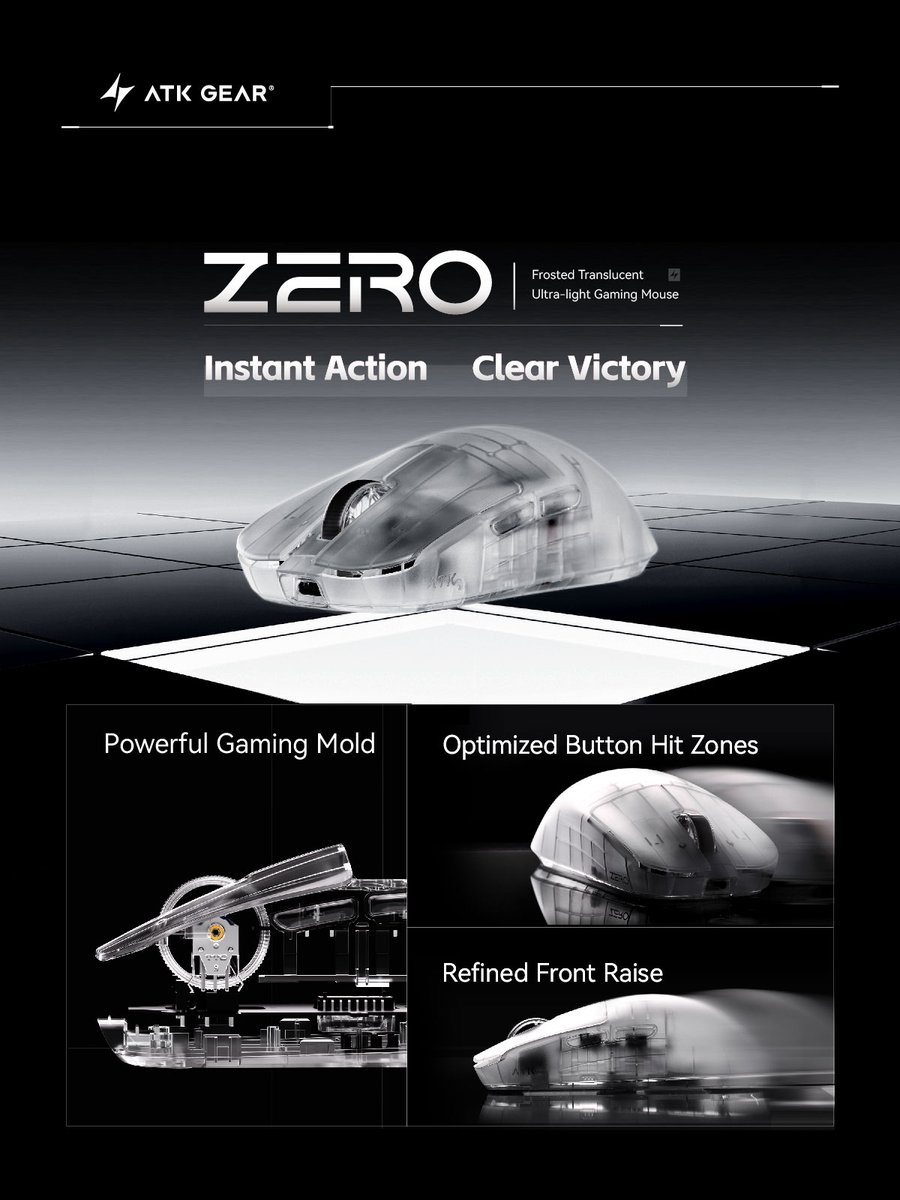 AtkGear's tweet photo. Everything you need. Nothing you don’t.
Key specs of the ATK ZERO Series. https://t.co/rrXywbbTBt