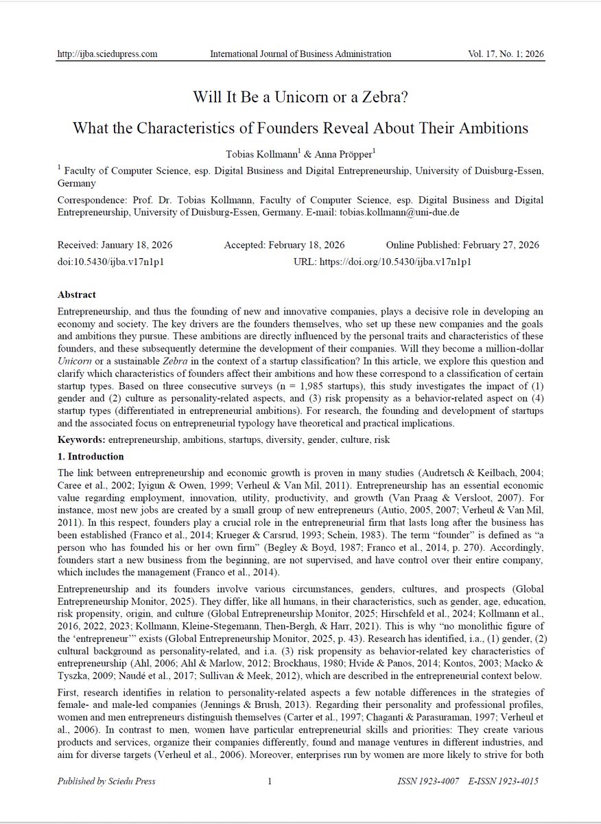 Prof. Dr. Tobias Kollmann tweet media