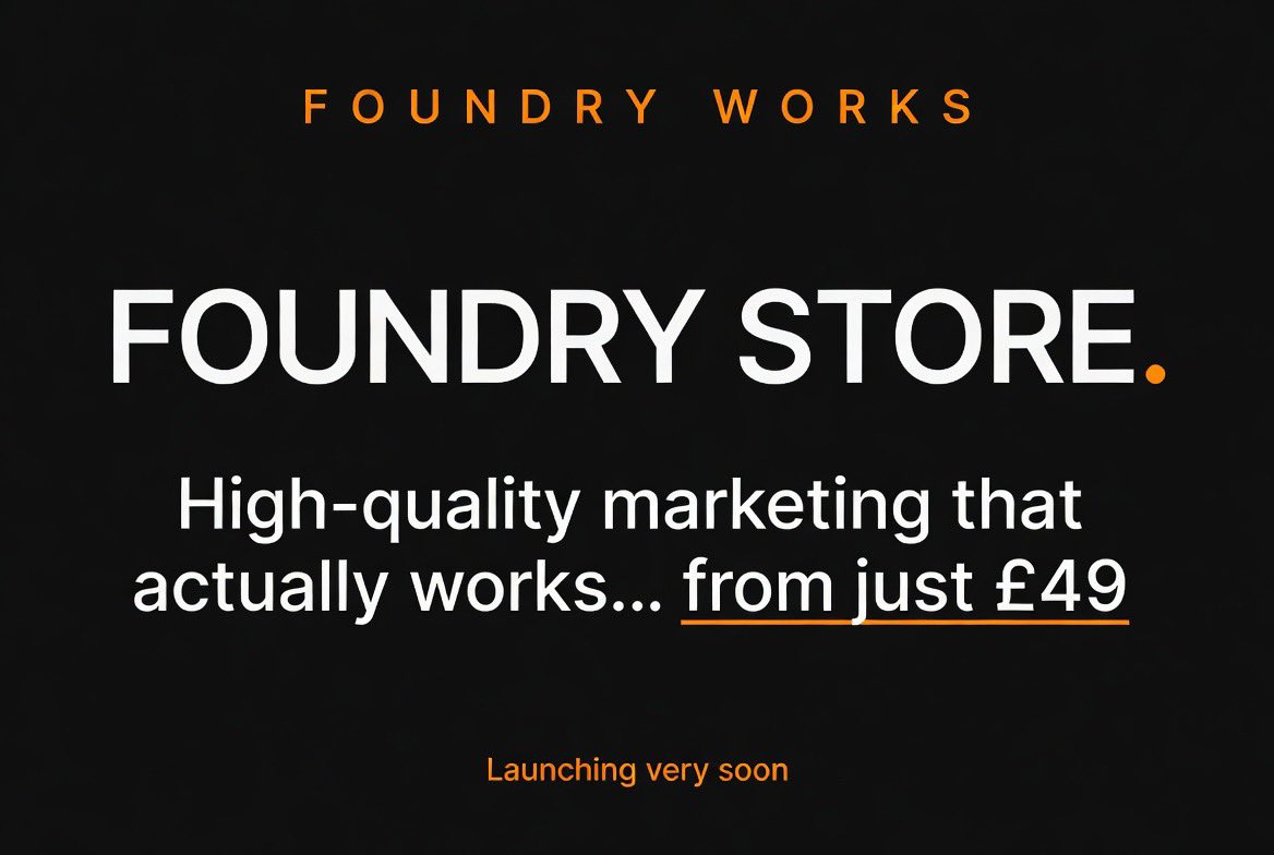 JasonVsTheNoise's tweet photo. Most small businesses get absolutely rinsed on marketing.

£5k+ for stuff that barely moves the needle.

Not anymore.

Something massive is dropping very soon…

High-quality research, content, full campaigns — from just £49.

Who wants in first?

Drop “👀” below and I’ll make sure you’re first to know.

#SmallBizMarketing #ComingSoon