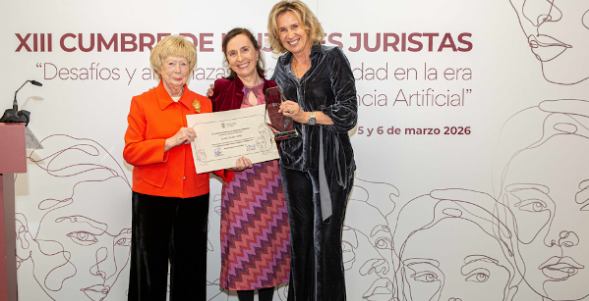 Enhorabuena a Sonia Calaza <a href="/soniacalaza/">Sonia Calaza</a> Decana de <a href="/FacDerecho_UNED/">Fac. Derecho UNED</a> 
Premio Igualdad «Belén Landáburu y María Telo» 2026

diariolaley.laleynext.es/Content/Docume…